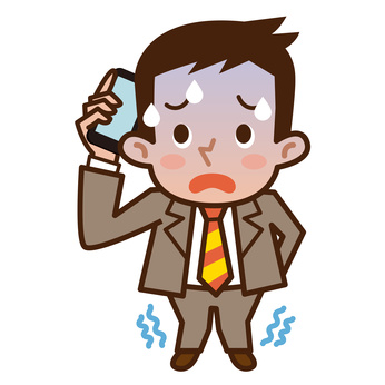 お尻が痒い男の画像